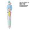 Cute 4-Color Ballpoint Pen Animal Toppers Retractable Cartoon Pens 0.7mm Tip Novelty Writing Pen for School Supplies