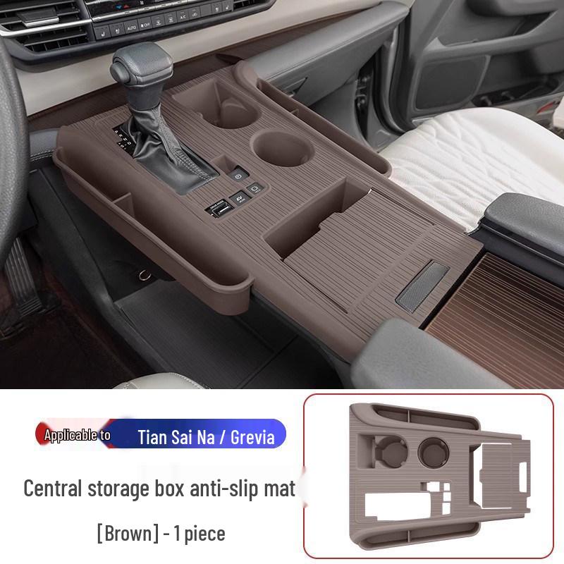 Toyota Sienna Center Console Silicone Anti-Slip Dashboard Mat