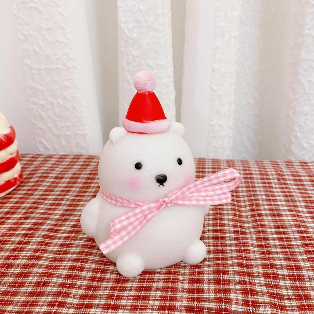 Lamp Battery Night Powered Twocolor Cartoon Cute Ribbon Bear Shaped Lights