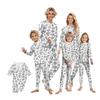 DIY Hand Painted Colorable-Parent-child Outfit - Print Round Neck Parent-child Long Sleeve Long Pants Home Clothes Suit Spring