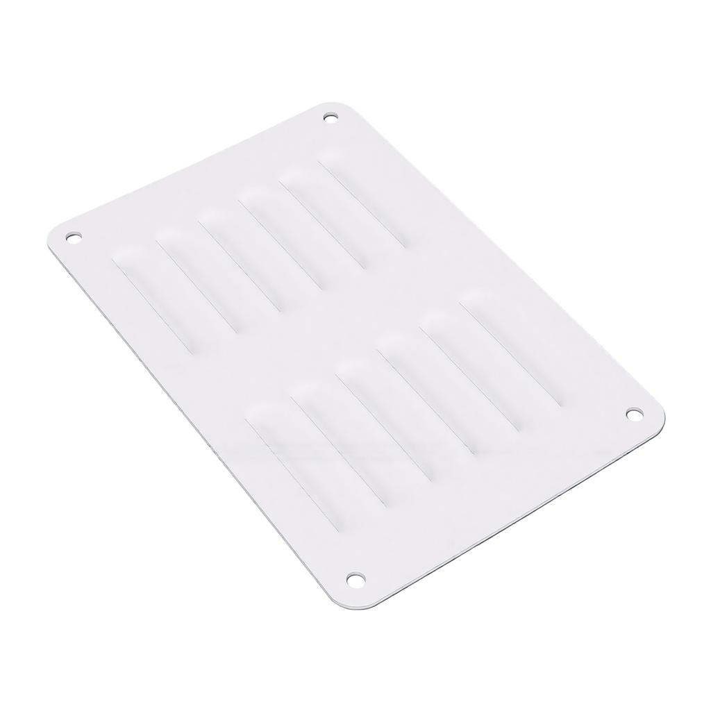 Air Vent Cover 15x10cm White Aluminum Alloy for RV Travel Trailer Home Kitchen Wall Ceiling Air Return Grille