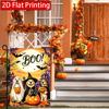 2D Flat - 2D Flat - 2D Flat - Three Full Moon Dress Up Golden-Haired Puppies Black Cats Wansheng Garden Flag - Outdoor Garden Flag Double-Sided Home