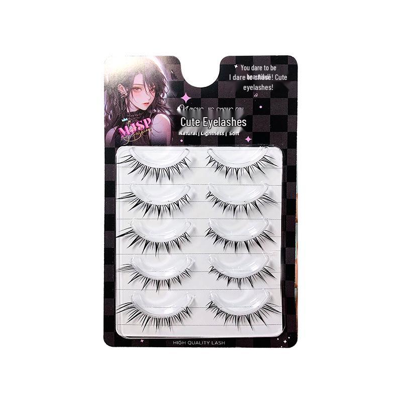 

Mengjie Shangpin Lazy Cold Little Fox Tail Natural Fox-Eye Full Strip Eyelashes