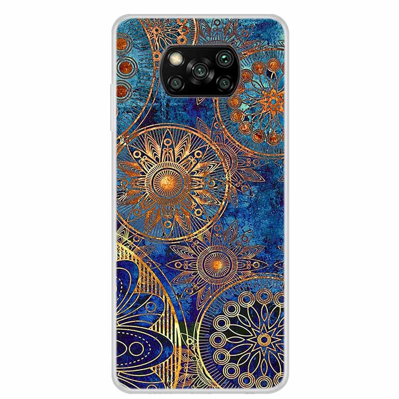 For Poco X3 Pro Case X3 NFC 6.67" Clear Marble Soft TPU Silicone Back Case for Xiaomi Poco X3 NFC Phone Covers Shockproof Fundas