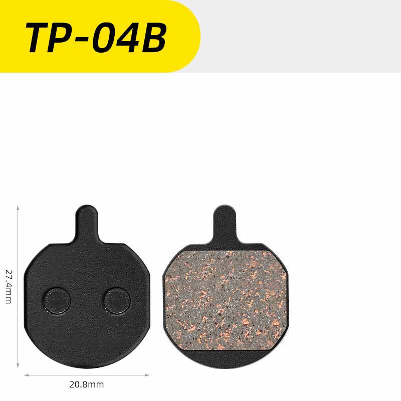 Bremsbeläge, Semi-Friction für Mountain-, Renn- und E-Bikes, verpackte Bremsbeläge für sanftes und zuverlässiges Bremsen