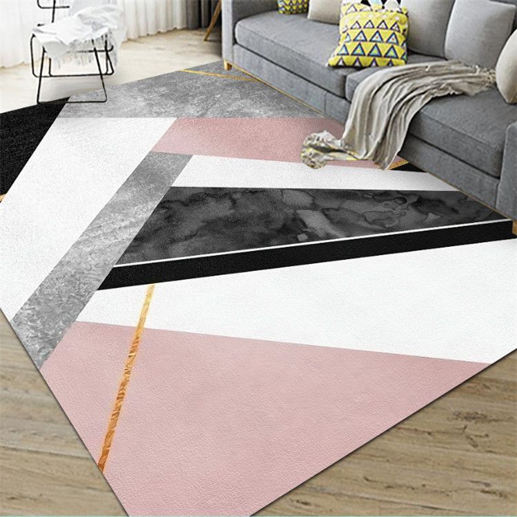 Wohnzimmer Schlafzimmer Geometrie Teppich Anti-Rutsch Bodenmatte weich nordischen Luxus Bereich Teppich Home Dekoration