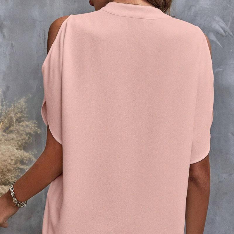 women spring summer puff sleeve off shoulder solid color pullovers t shirt blouse top