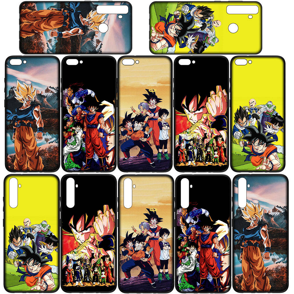 Phone Case for iPhone 17 15 16 Plus X XR Redmi Note 14 12 11 13 Pro Max Huawei P30 P20 Lite OPPO A60 A40 A80 A18 A16 A54 Dragon Ball Super Goku Cover