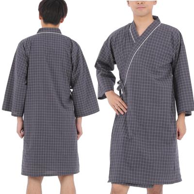 Designed with Caregivers In Easy To Put On and Take Fully Short Suitable for and Sleepwear Gray Mind Loose-fitting, Open-Front Pajamas, Off, Open,