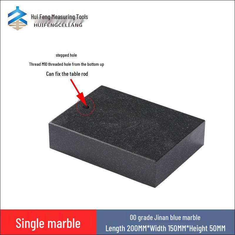 Digital Dial Indicator Stand with Marble Base, Height Gauge, and Measuring Seat