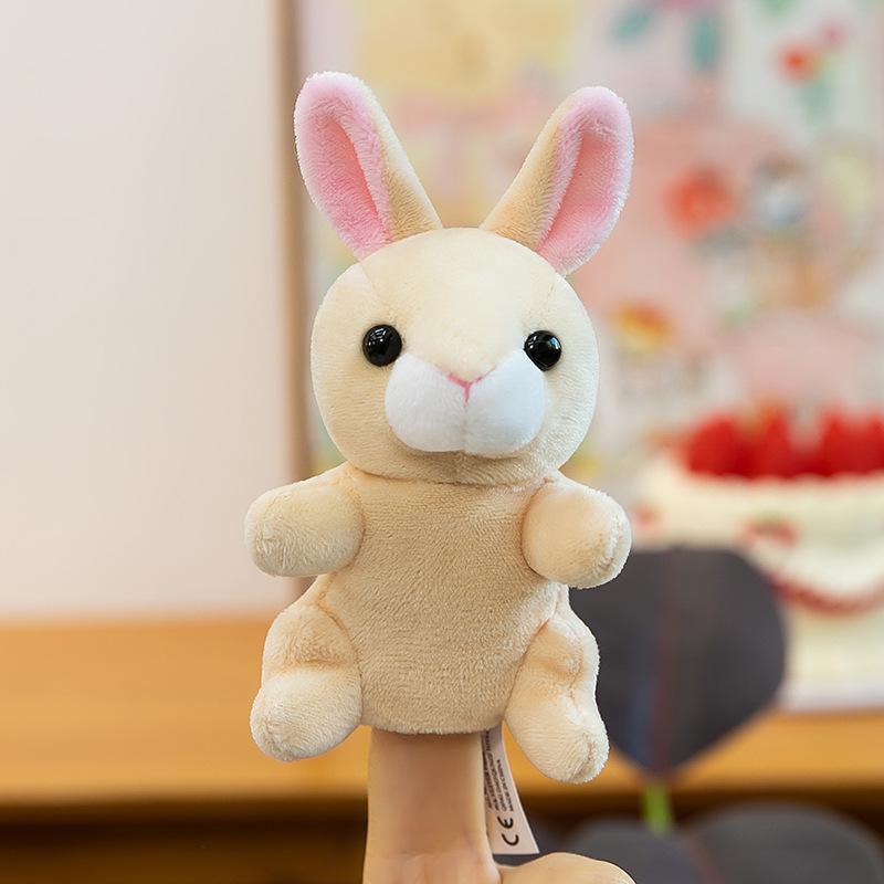 Cartoon Animal Finger Puppet Set: Plush Toy for Parent-Child Interaction & Storytelling