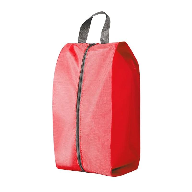 

1PC Dustproof Shoes Storage Bags Travel Portable Nylon Shoes Bag with Sturdy Zipper Pouch Case Waterproof Pocket Shoes Organizer 34.5x17x12 cm красный