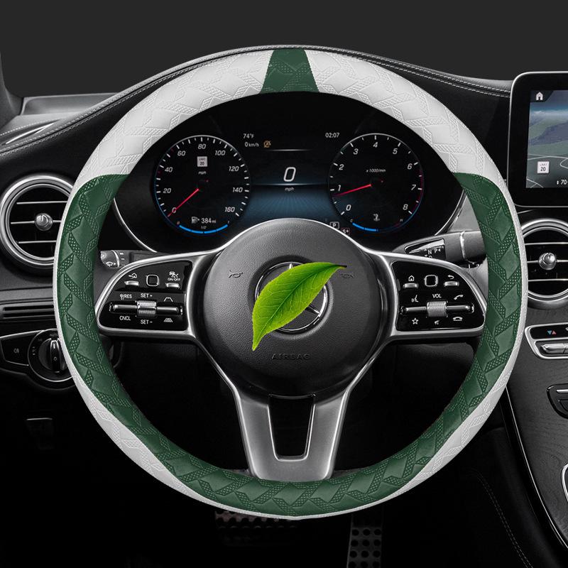 JETOUR X70 Series Steering Wheel Cover - Ultra-Thin Nappa Leather, Wear-Resistant, Four-Season Use.