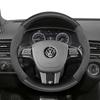 AABGI1 Suitable for Volkswagen Suede Matte Carbon Fiber Texture Steering Wheel Cover Suitable for Polo Golf 5 6 7 up Gol Volante Scirocco Passat
