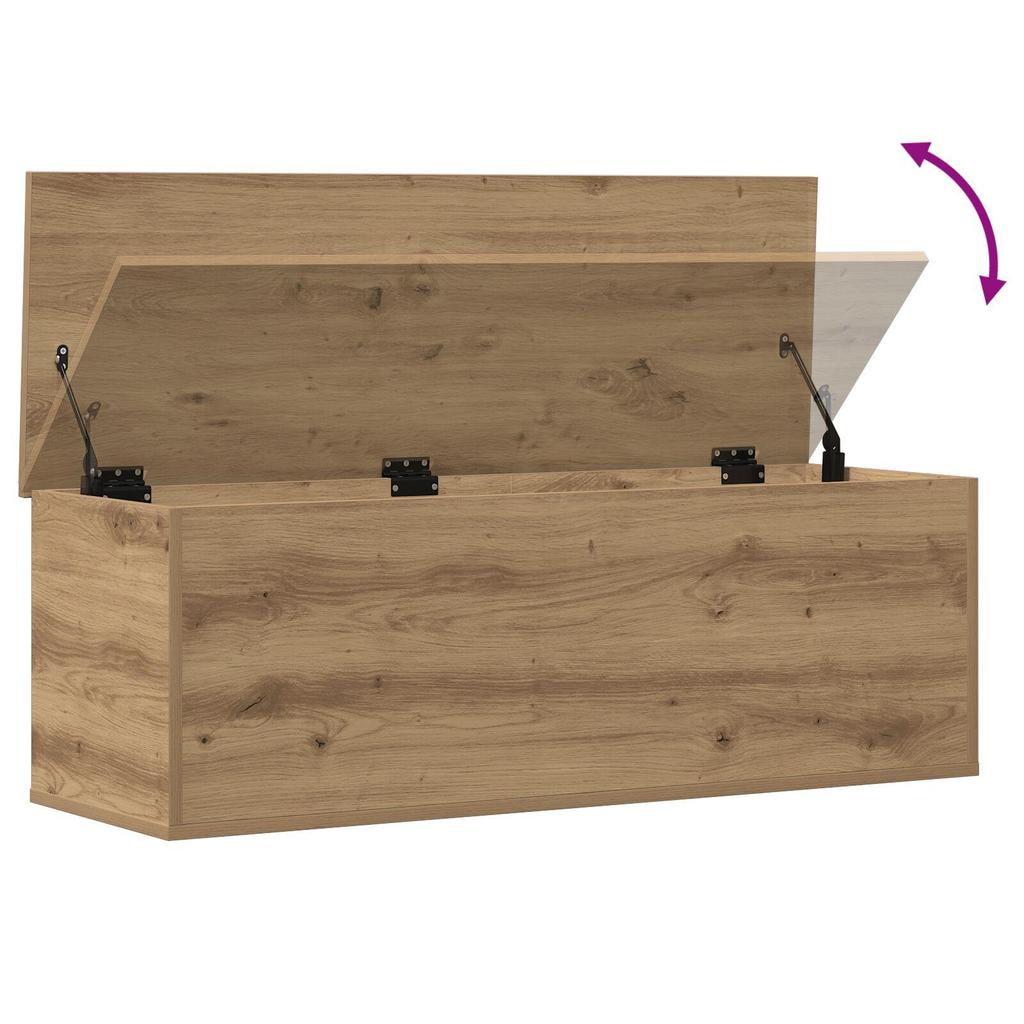 vidaXL Aufbewahrungsbox Artisan Eiche 102x35x35 Cm Aus Holzwerkstoff