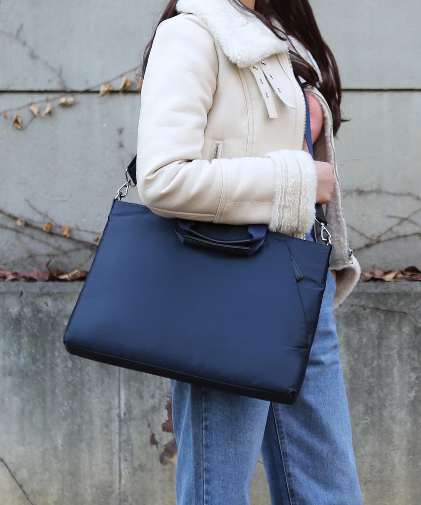 Lancetti Looper Briefcase La-1102212 Navy