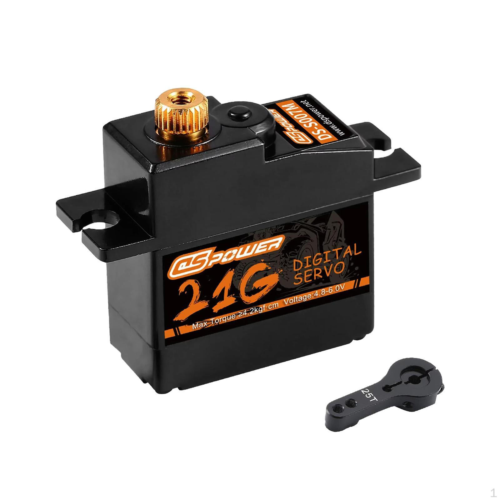 

21G Gear Digital Servo RC Car Upgrade Parts Replacement for 1:12 Scale Model JST2.54 MN99S MN168