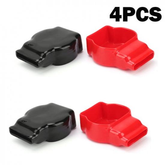 4 x Battery Terminal Covers Positive Negative Top Post Cover For Car Mot US