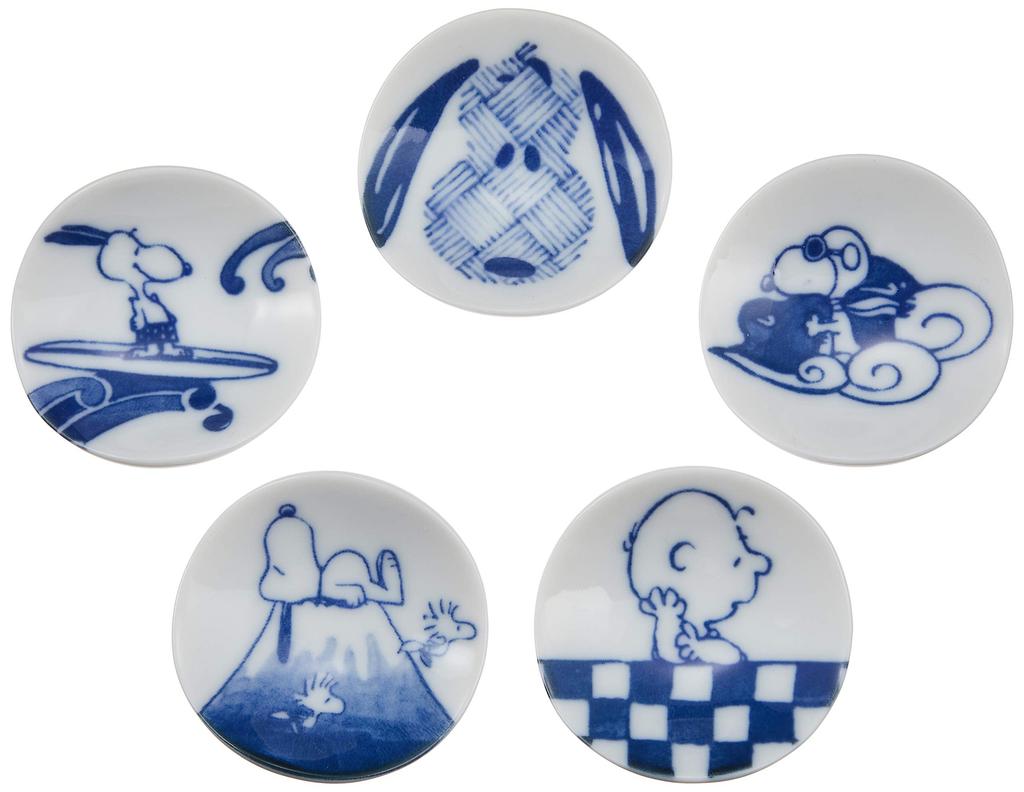 Snoopy Chopstick Rest Set in Wooden Box