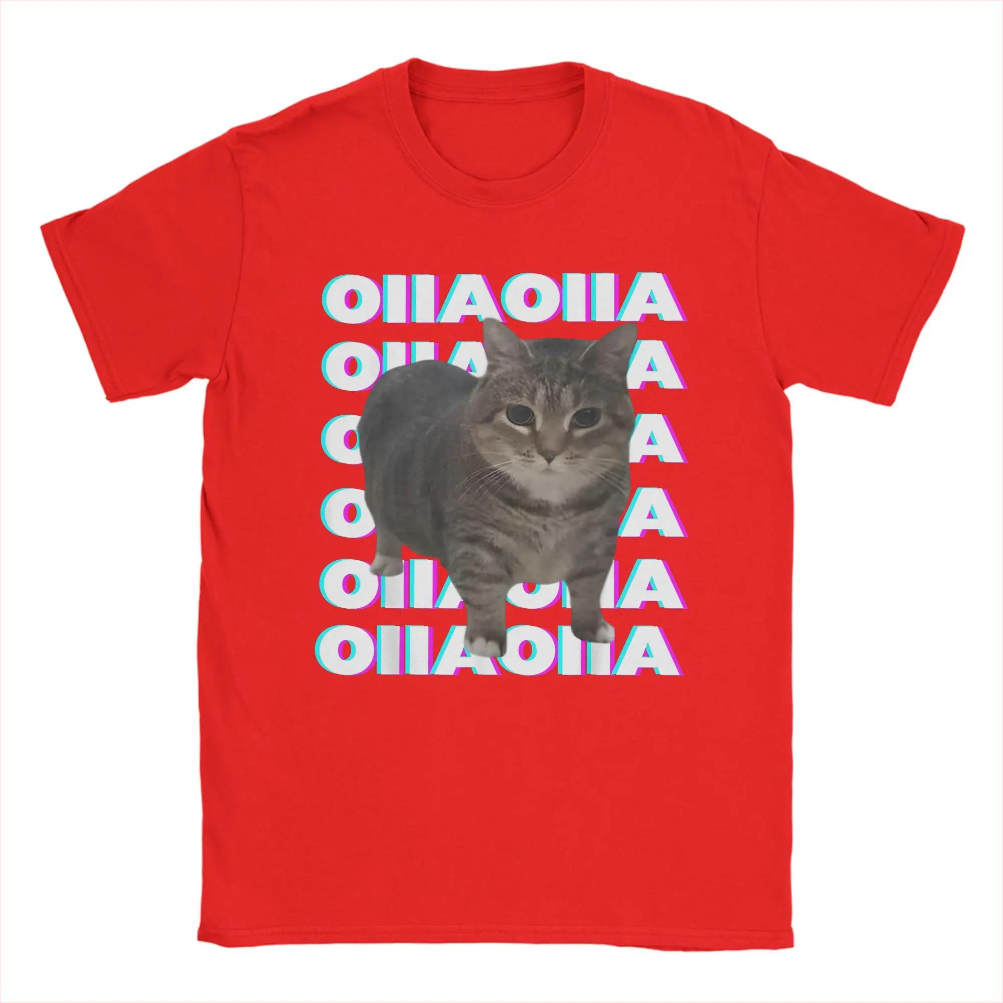 

OIIA OIIA Spinning Cat Meme Glitch Disco Women T Shirt Funny Trendy Tees Short Sleeve Round Collar T-Shirt Gift Clothing 4XL