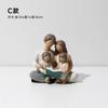 Creative Figurine Statue Desktop Decor for Living Room Wedding Gift Home Decoration Craft Art