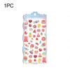 1pc 3D Relief Journal Decorative Stickers Kawaii Candy Ghost Bread Drop Scrapbooking Phone Stickers Stationery Sticker TMZ