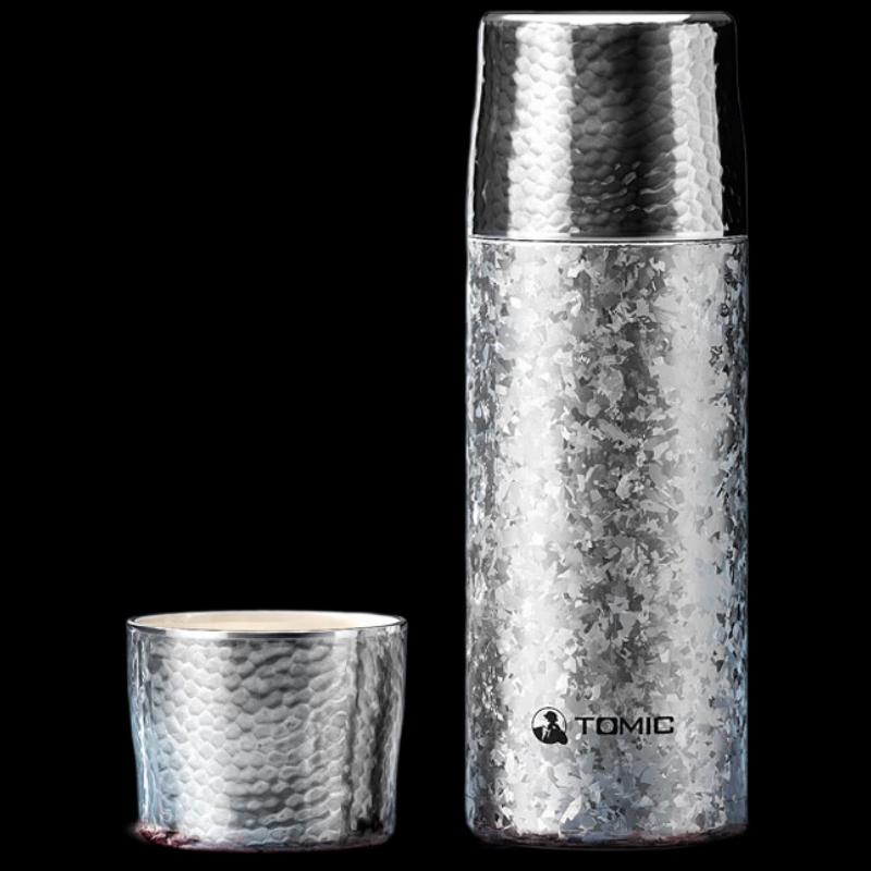 TOMIC Double-Layer Pure Titanium Insulated Tea Infuser Bottle