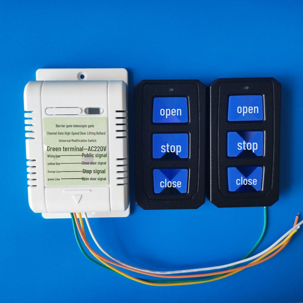 Universal Receiver for Fast Gate Barriers: 12-24V Remote Control with Long-Range Capability