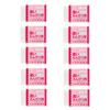 Tombow Pencil Eraser Ippo Dark Pencils Elementary School Students Lower Grades Pink 10 Pieces JHA-011BAZ