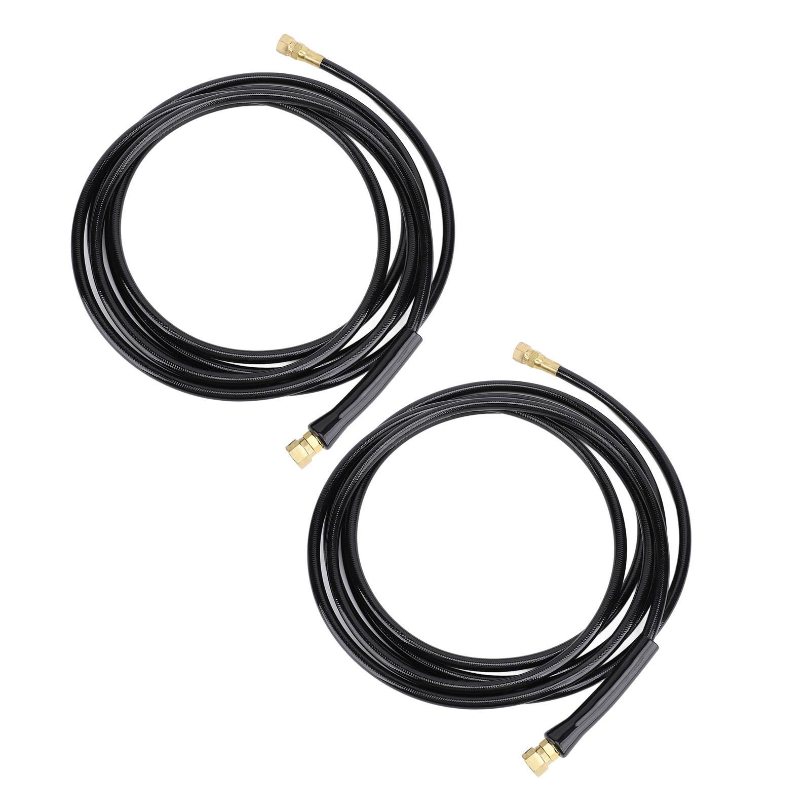 

16ft Outboard Hose Kit HO5116 Enhance Efficiency Rubber Brass Boat Marine Hydraulic Hose Kit Replacement for Teleflex