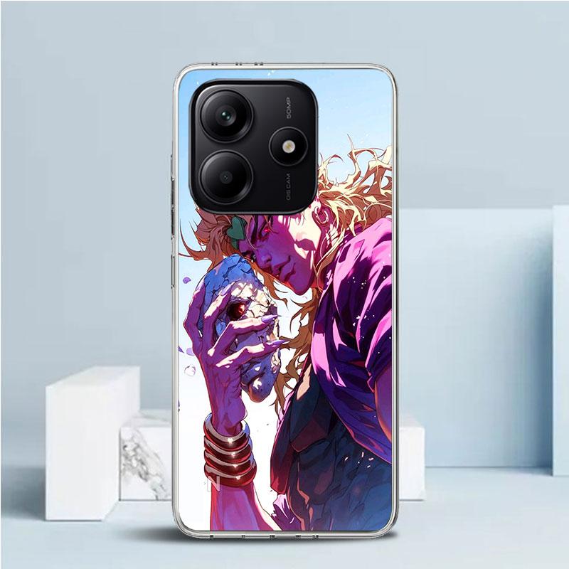 JoJo Adventure Dio Diego Brando Měkký kryt pro telefon Xiaomi Redmi Note 15 14 13 12 Pro Plus 14S 11S 11T 11E 10S 10 4G Vzor