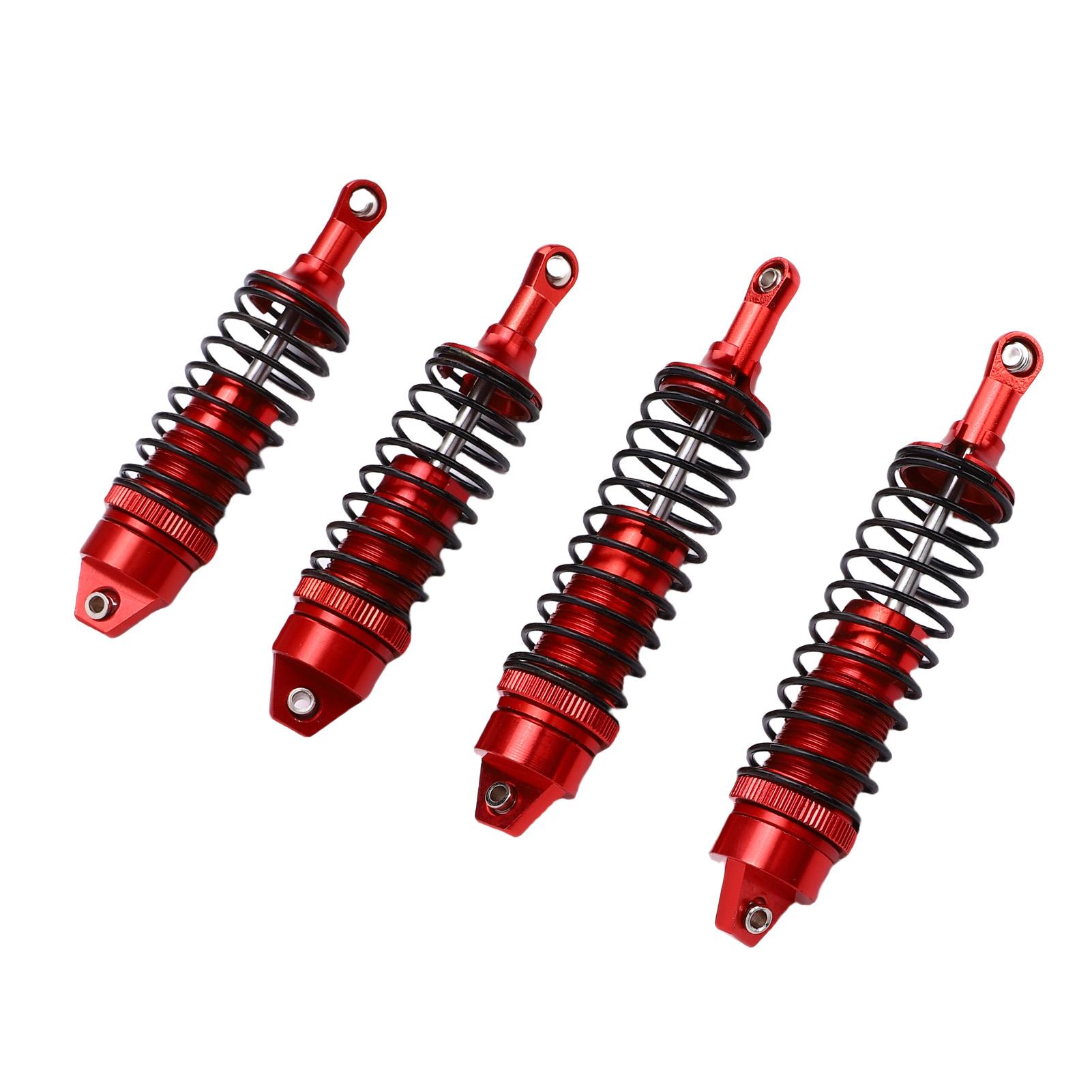 

RC Shock Absorber Set Aluminum Alloy Front Rear Oil Filled Shock Absorber Damper Replacement for Slash 4x4 1 10 RC червоний