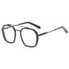 2pcs Polygonal Glasses Anti Blue Light Lenses Eye Protection and Fashionable Retro Classic and Charming Design