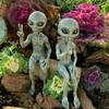 New Outdoor Space Alien Ornaments Garden Resin Statue Figurine Home Decoration Gift Garden Yard Decoration Outdoor Miniatures