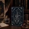 Sticker Storage Notebook Lined Journal for Women Men, Gothic Mystical Hardcover A5 Ruled Personalized Notebook, Daily Office School, Writing,