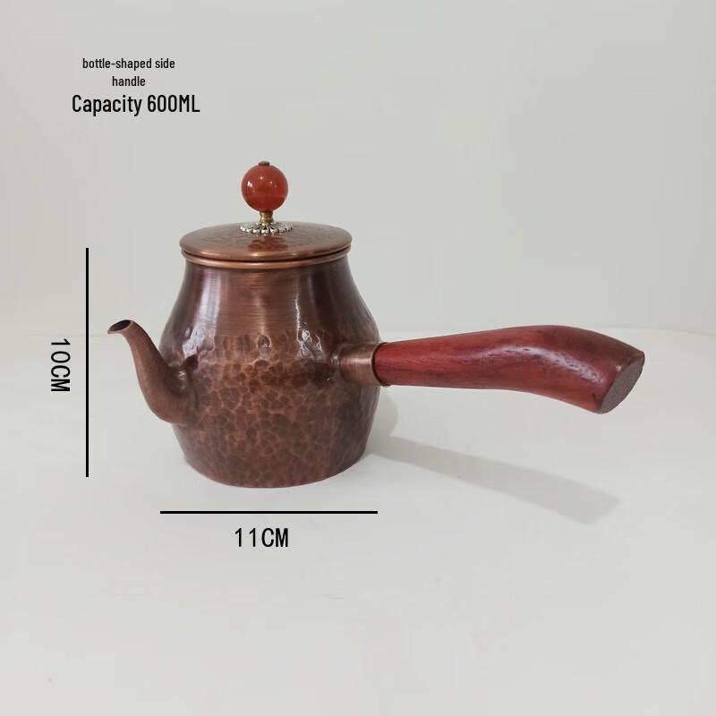 Hand-Hammered Pure Copper Tea Kettle