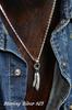 [STERLING SILVER 925] Feather Pendant for Men and Women with Chain AMTHBNE-001