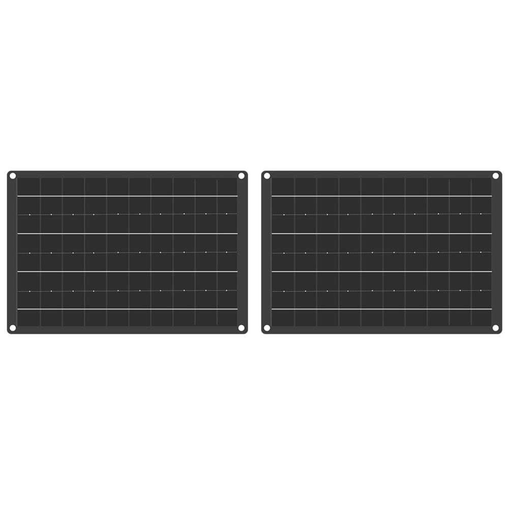 1/2Pcs 18V 10W Outdoor USB Solar Panel Waterproof Mini Solar Charger Outdoor Emergency Moblie Phone Power Bank for Small Fans