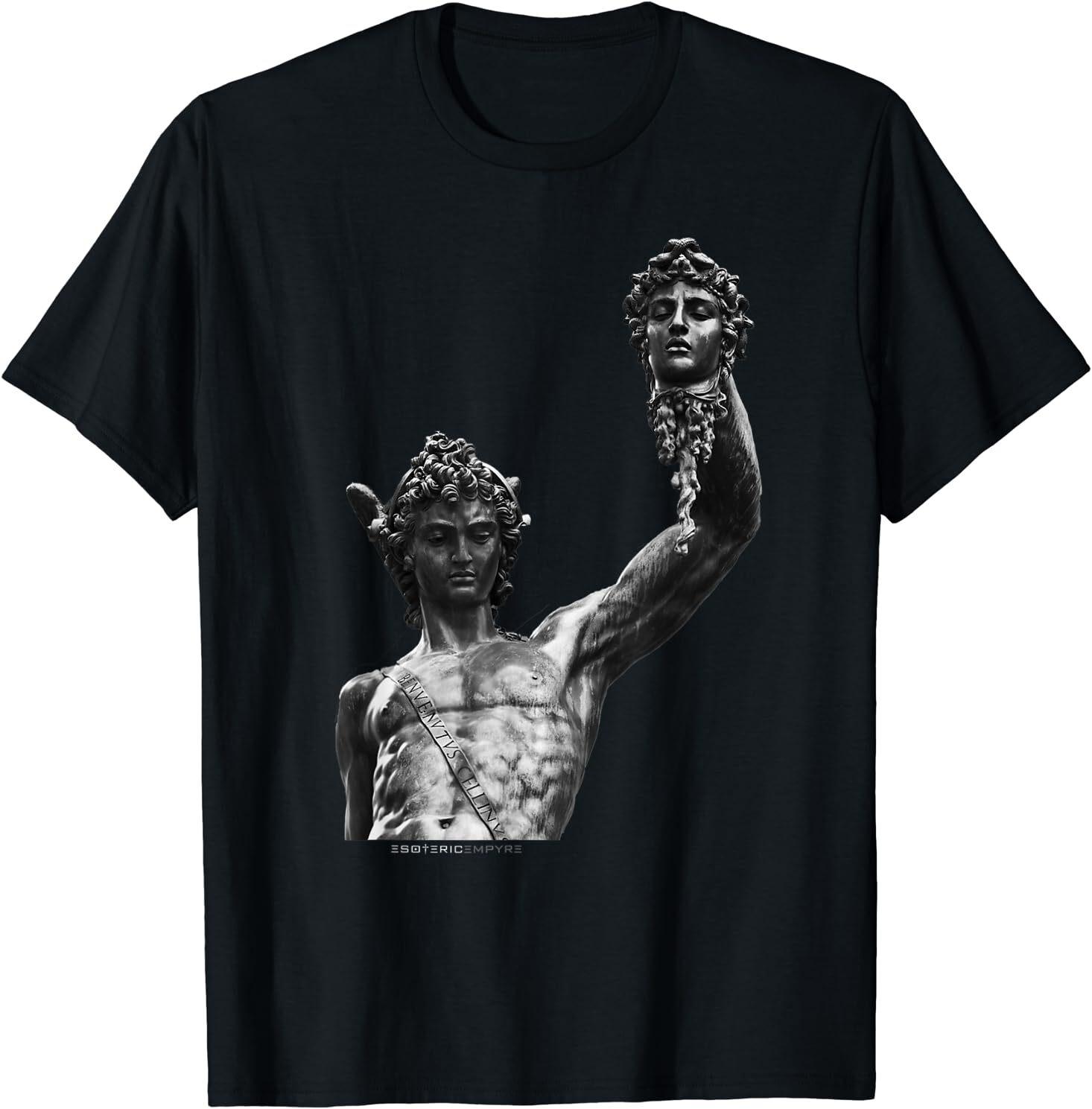 Perseus Medusa Shirt Greek Mythology T-Shirt Size S-5XL XXXXL