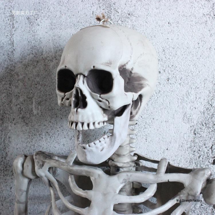Halloween Hanging Skeleton Ghost: Scary Haunted House Prop
