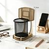 Creative Basketball Hoop Multi-functional Storage Tube, Suitable for Home Living Room ,Tabletop Wooden Assembly Storage Box
