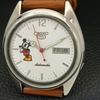 SEIKO 5 VINTAGE AUTOMATIC 7009A JAPAN MENS WHITE COLOR DIAL WATCH a700554-5