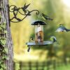 MrMrKura Plant Bracket Iron Bracket Hanging Bird Cast Iron Planter Potted Plant Garden Stylish Hanging for Hanging Wall Use Hanger, Hook, Design,