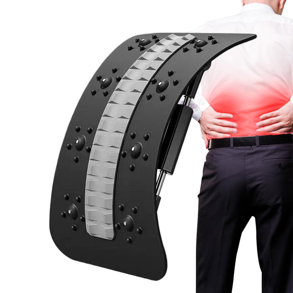 Back Stretcher Adjustable Height Massager For Waist Neck Fitness Lumbar Cervical Spine Cervical Spine Support Massager Equipment