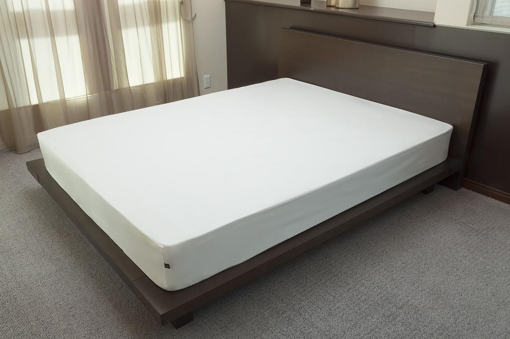 Made In Japan, 200-thread Broadcloth, 100% Cotton, Boxed Bed Sheet, Single Size, Pure White, ILC411000-100