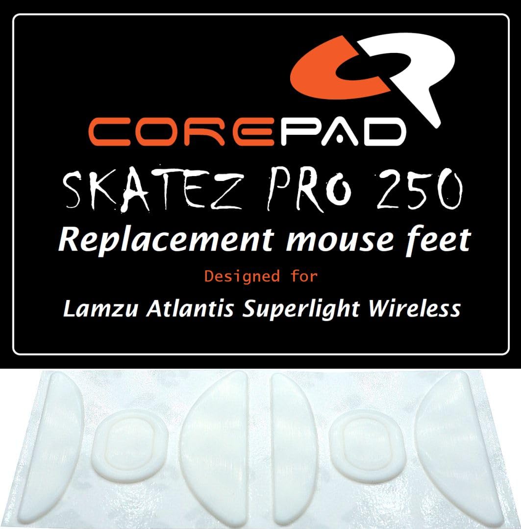 

Corepad Skatez Lamzu Atlantis Superlight Wireless Mouse Soles (2-Pack) (PRO)