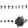 100 Pcs/Set Plastic Black Eyes For Bear Doll Animal Puppet Diy Black Eyes 4 Size