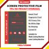 50PCS HD Matte Seamless Flexible Hydrogel Film Straight Curved Screen Protector Cut Machine Mobile Phone Screen Protective Film 1