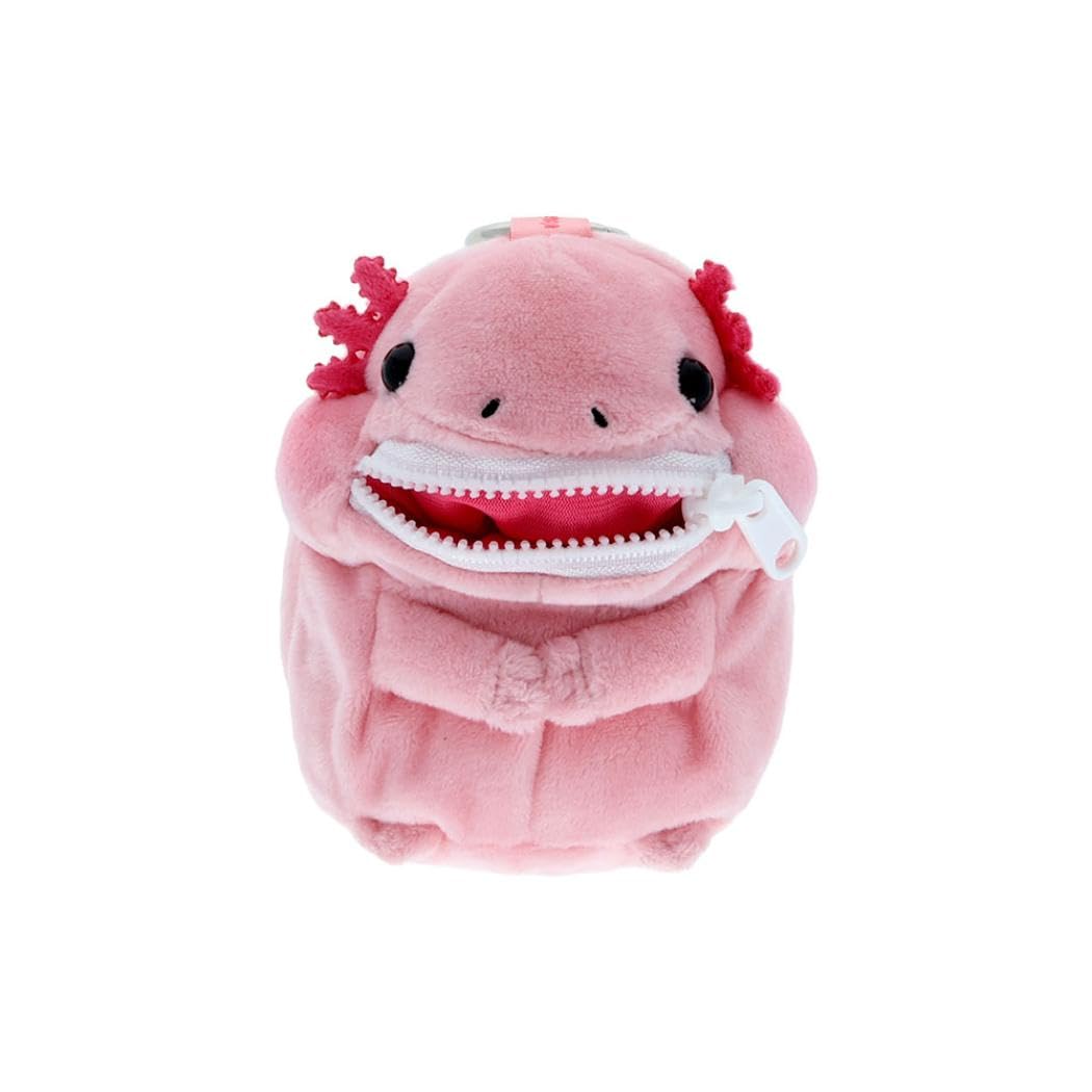 Stationery Pouch Plush Toy Pakupaku Hoobariiz Axolotl S2339480 Sun-Star - розовый