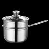 Shangheng 304 Stainless Steel Milk Pot with Steamer